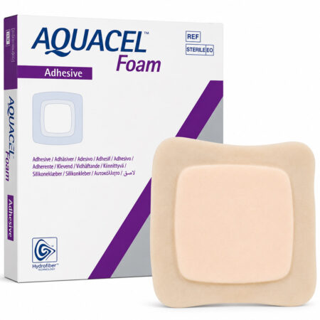 AQUACEL Foam Adhesive Dressing with silicone adhesive border