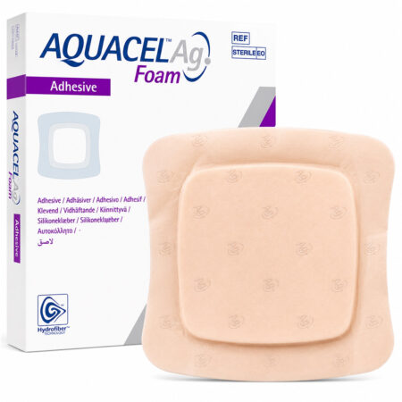 AQUACEL Foam Ag Silver Adhesive Dressing