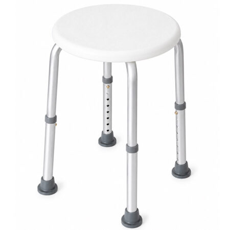 Adjustable Round Shower Chair with aluminium frame